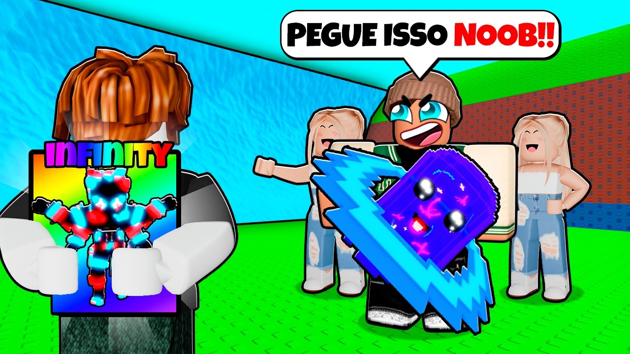 FINGIR SER NOOB... MAS EU DEI BRAINROTS INFINITY 😳 | Tsunami Brainrot