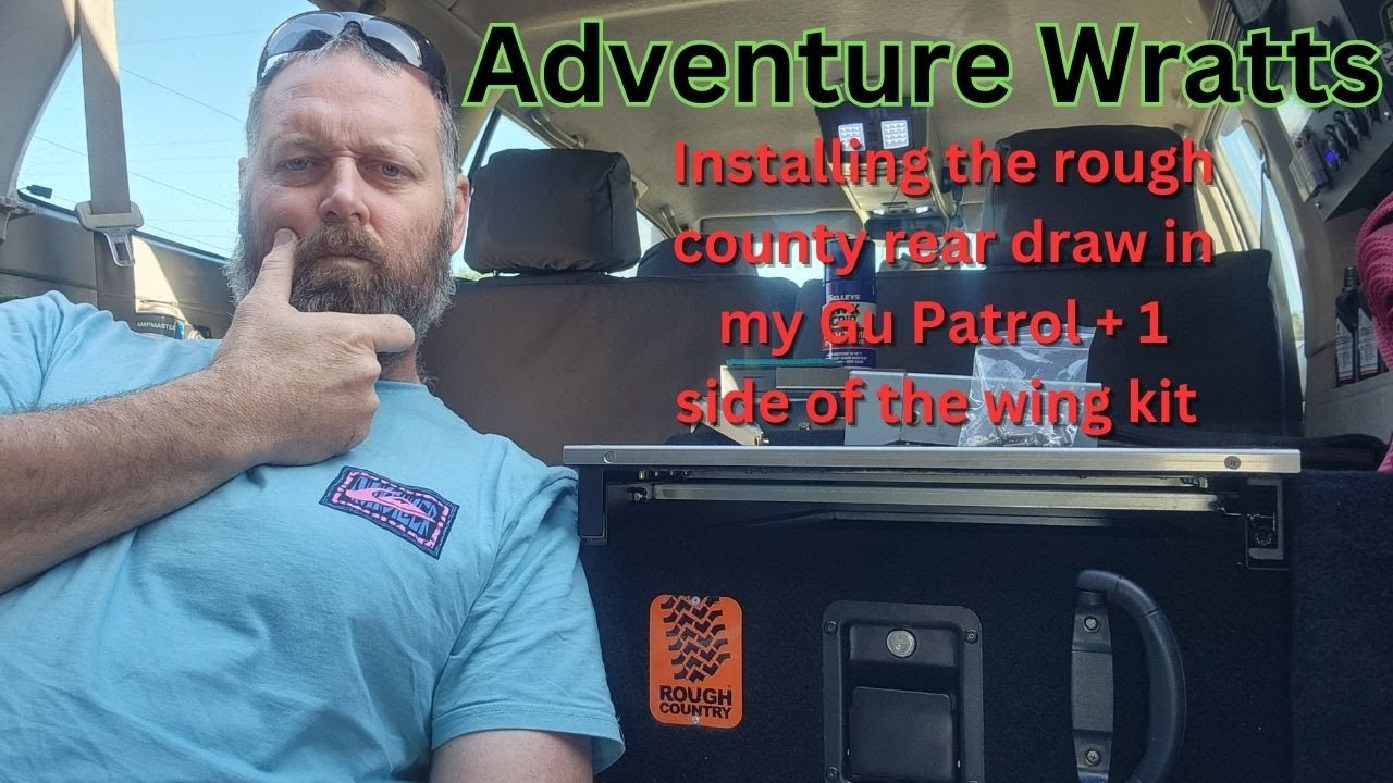 Adventure Wratts/rear draw install into the Gu patrol Y61/#NissanPatrolGu/#Reardraw/#diyproject