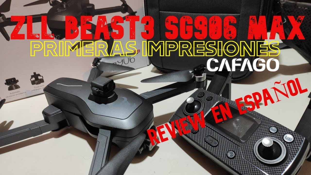 ZLL BEAST3 SG906 MAX NUEVO REY CALIDAD/PRECIO? 🏆 REVIEW en ESPAÑOL 💥 GIMBAL, EIS, DETECCIÓN LASER