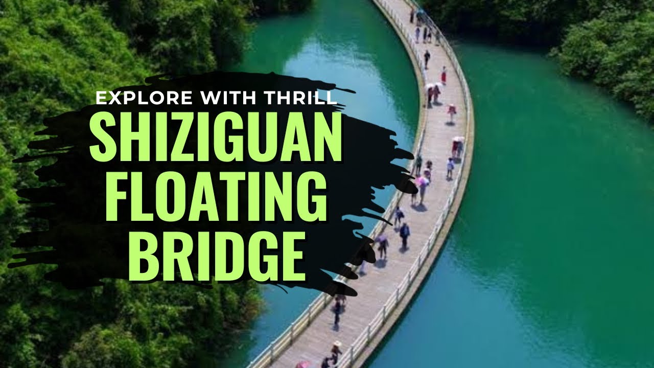 WHO SAYS YOU CAN’T FLOAT AND SWAY WHILE DRIVING?? #ShiziguanFloatingBridge #ExploreWithThrill #China