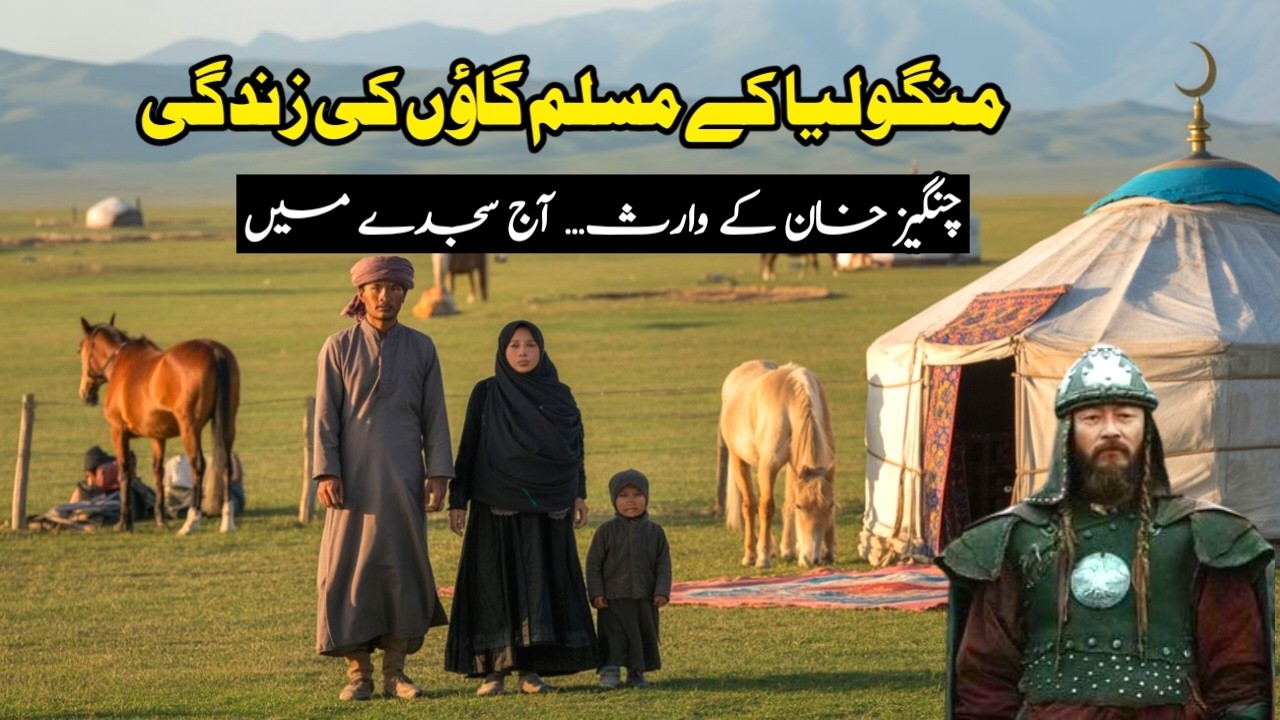 Mongolia Muslim village life documentary in Urdu and Hindi