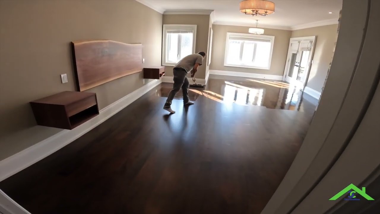 Aggressive Screen & Recoat Hardwood Floor Refinishing