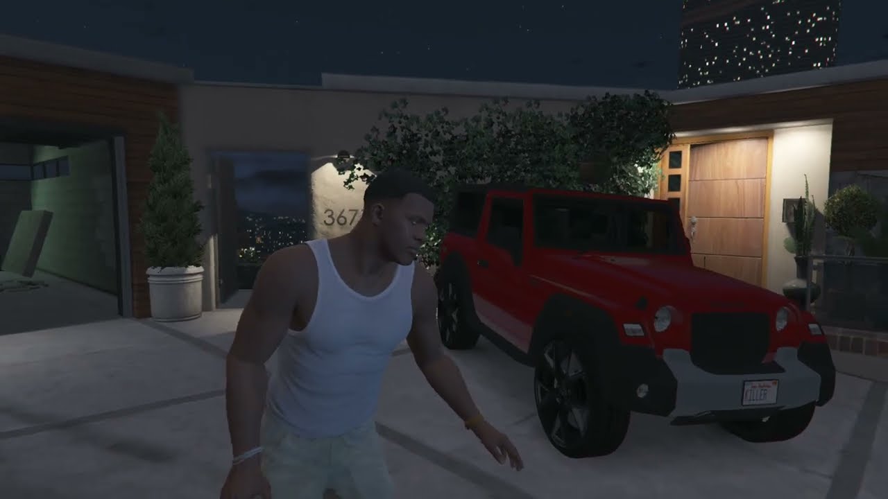 GTA 5 : Curesd killer Car Killing Franklin And Shinchan