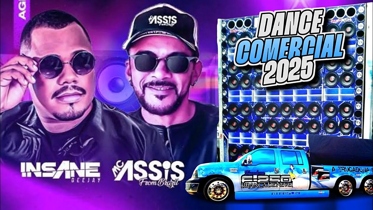 DANCE COMERCIAL REMIX JUNHO 2025 - INSANE DJ 🎧 MC ASSIS FROM BRASIL 🇧🇷🎤