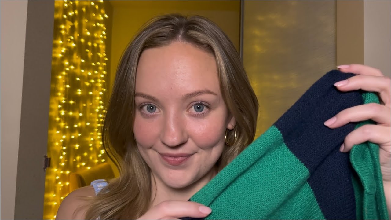 ASMR | Personal Stylist Roleplay (whisper, fabric sounds, personal attention)