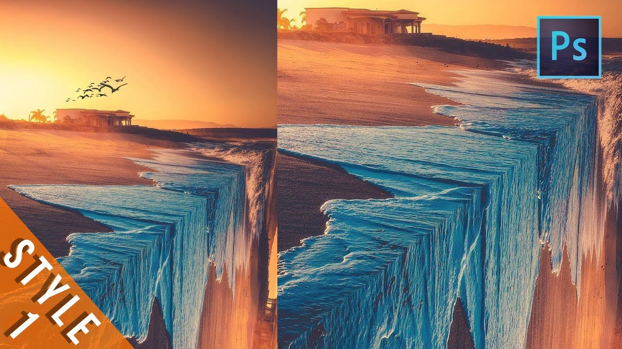 [ Photoshop Tutorial ] Bending Inception Effect in Photoshop #Style 1