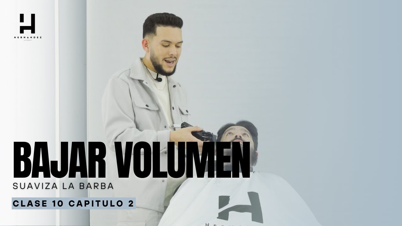 C&Oacute;MO SUAVIZAR una BARBA GRUESA y REBELDE 💈BARBA ALTA ✂️ CLASE 10 CAP 2