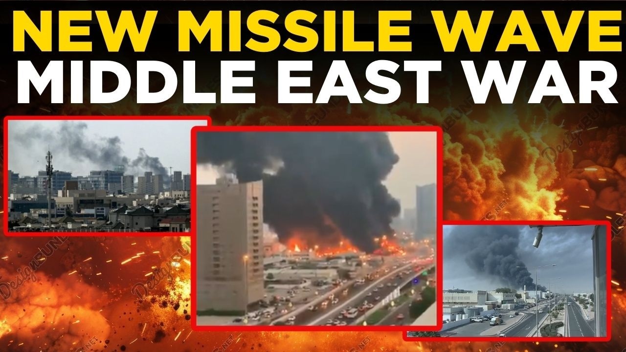 Israel–Iran War LIVE: Iran Fires New Wave of Missiles at Israel & Gulf Bases | War Updates