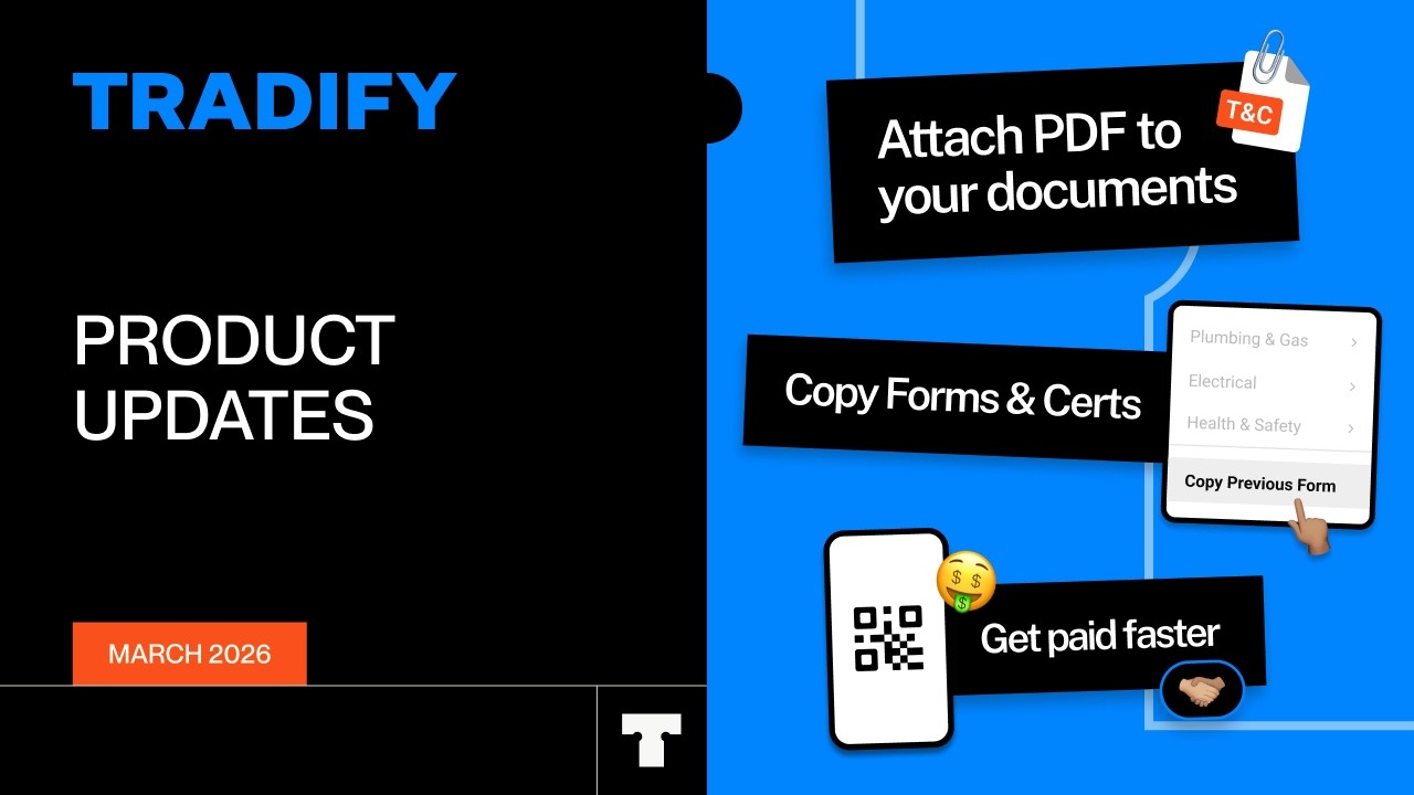 Tradify Product Updates | March 2026