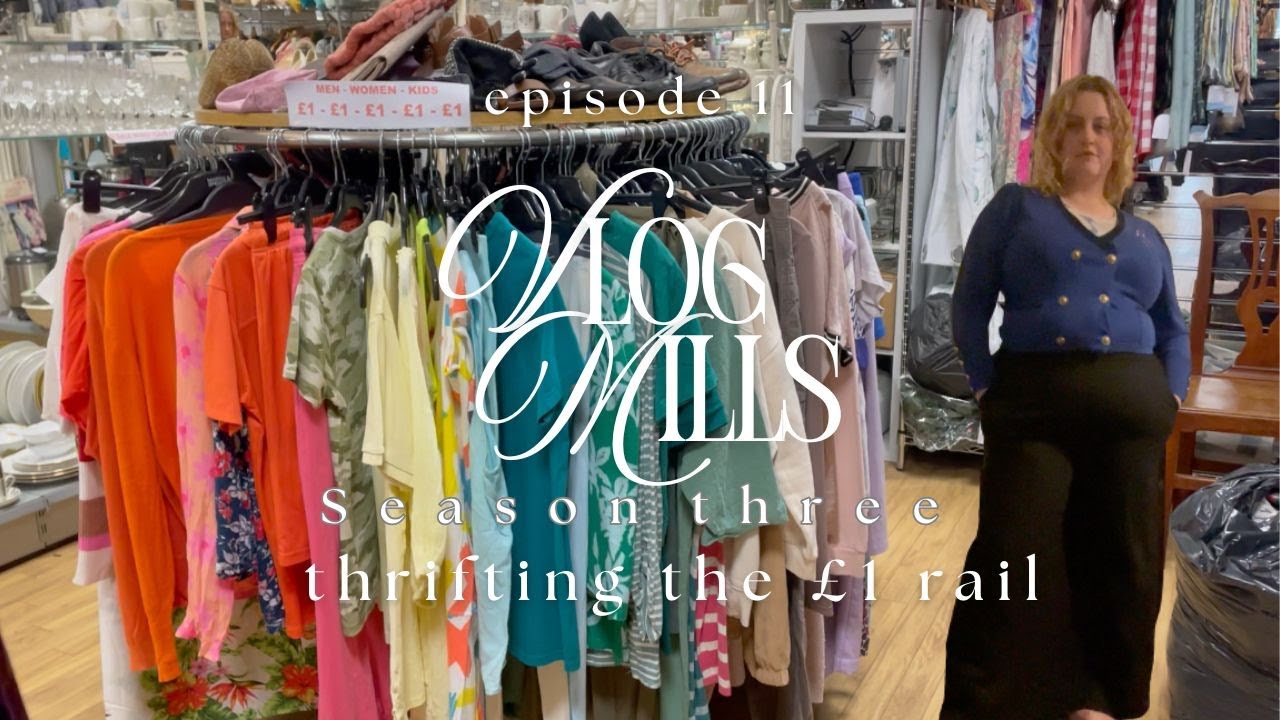 going BACK to the charity shop with the £1 rail 💎 | thrift with me VlogMills ep11