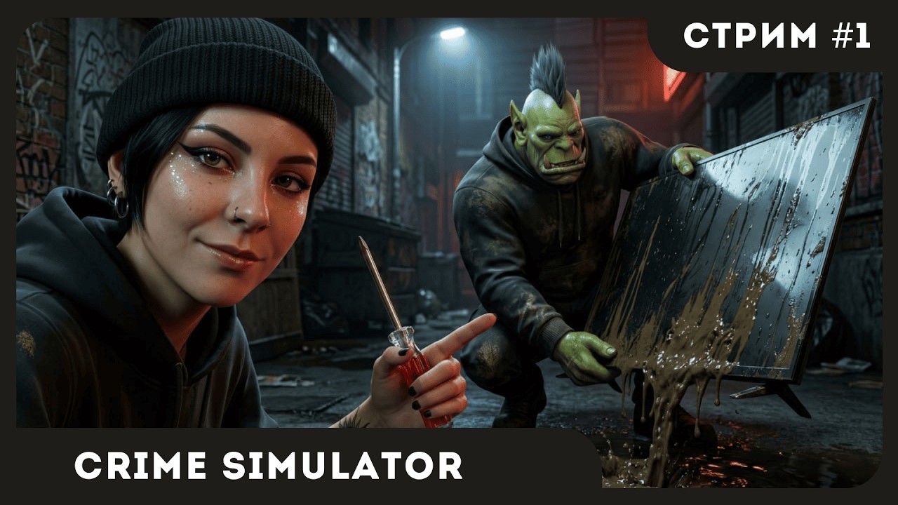 МОКРЫЕ БАНДИТЫ @orkcut  | Crime Simulator #1 + MyVoiceZoo #1 | СТРИМ | sofiko_sculpts