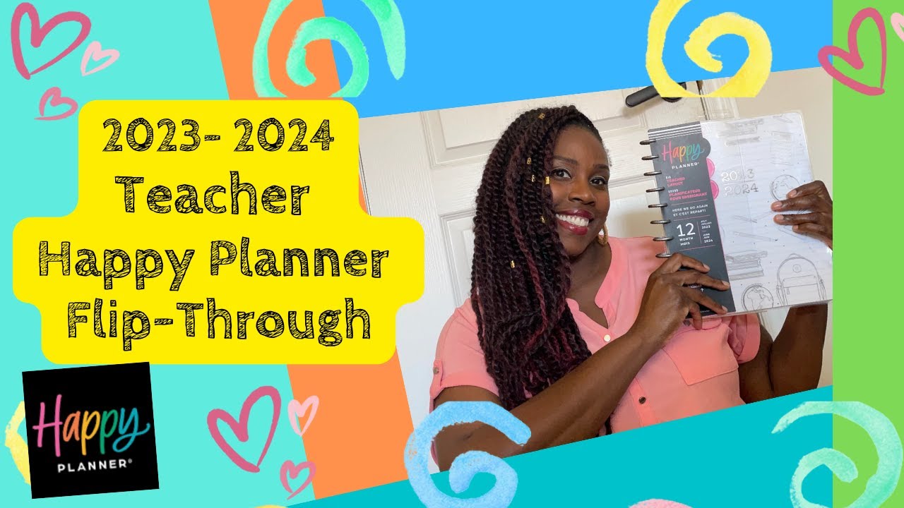 2023-2024 Teacher Happy Planner Flip Through