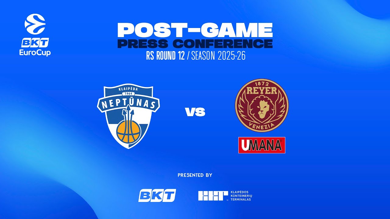 Post game press conference Neptunas Klaipeda - Umana Reyer