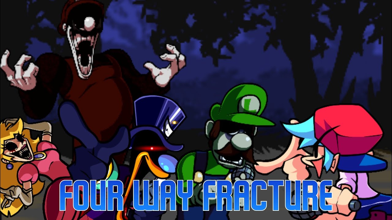 Four way madness (four way fracture but it's Mario's madness vs bf)