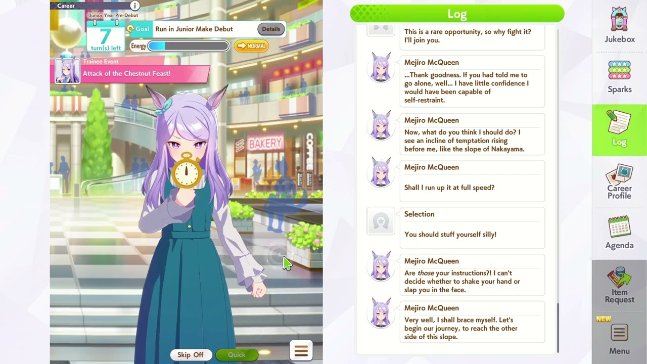 Umamusume - time skip sound effect