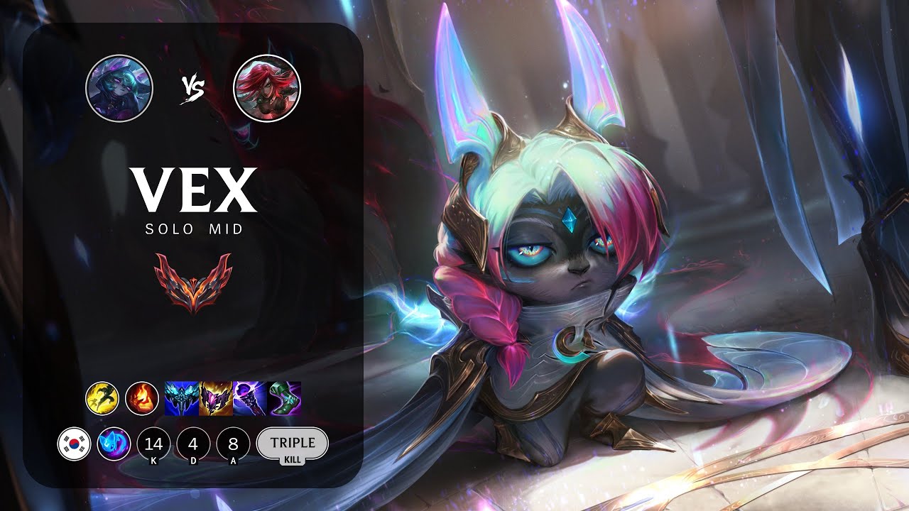 Vex Mid vs Katarina - KR Grandmaster Patch 13.1