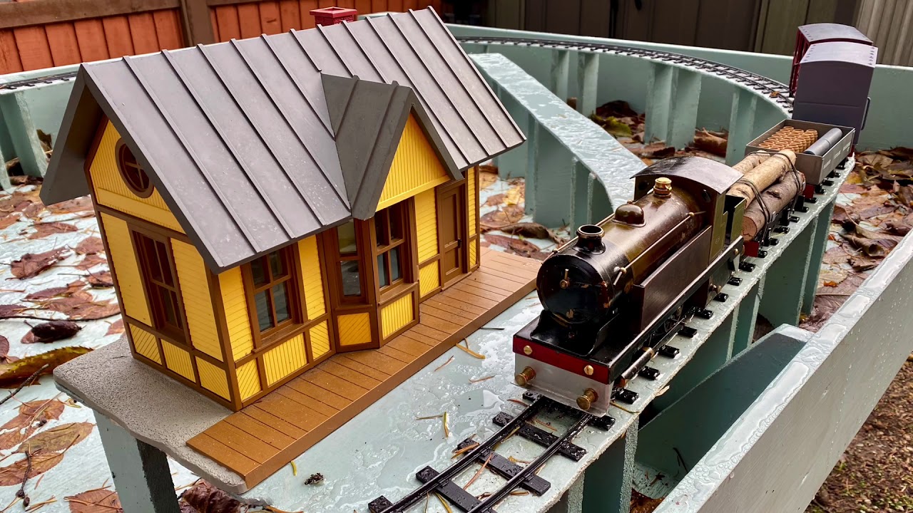 Victoria B.C.:  Vintage Bowman live steam - conversion to 16mm scale & huge improvement to running