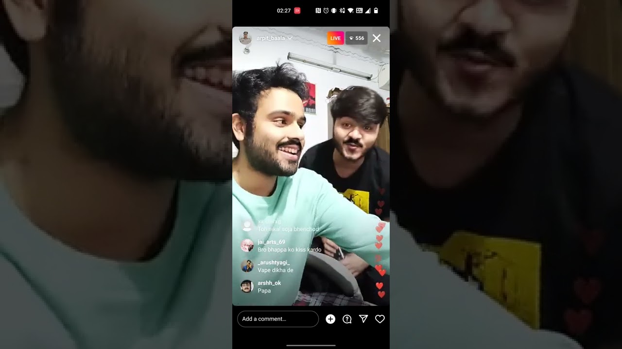 Arpit Bala Instagram live 9/11/2022 part 1