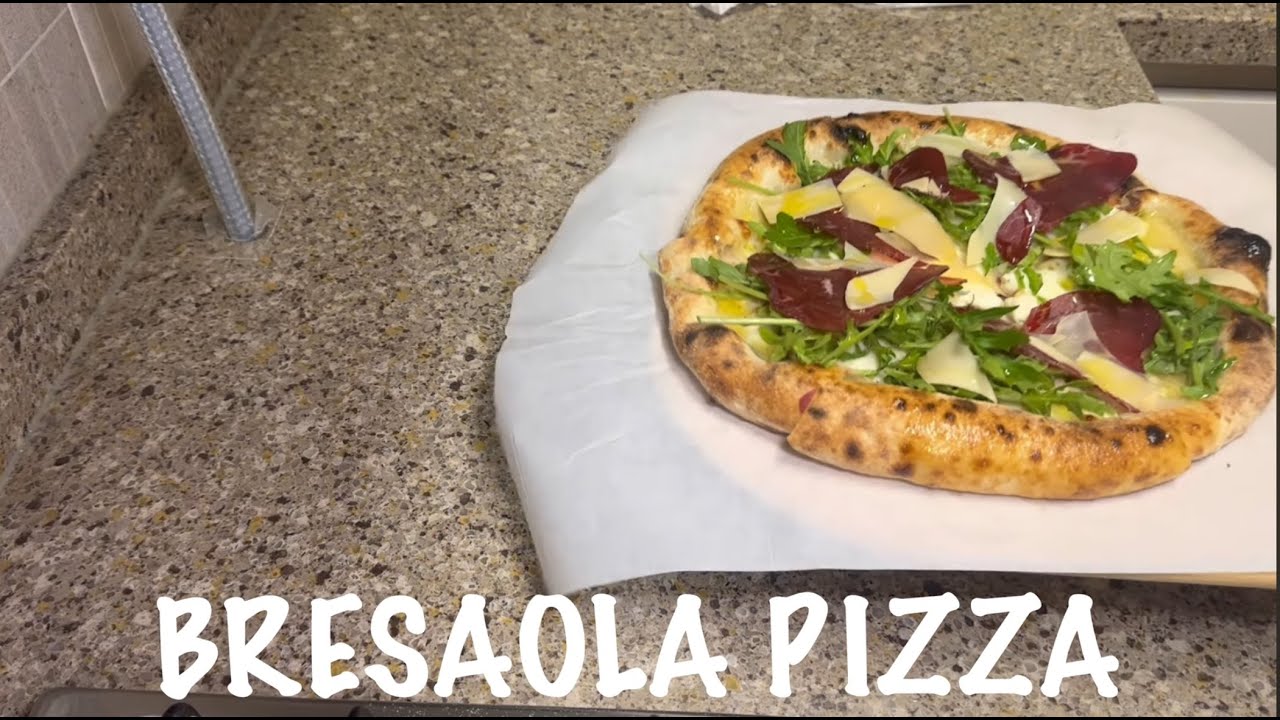 [홈메이드피자]브레사올라 모짜렐라 bresaola pizza