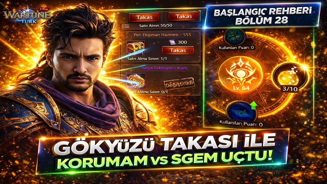 WARTUNE ULTRA YENİ SERVER BAŞLANGIÇ REHBERİ BÖLÜM 28 !!! Wartune Ultra Türkçe
