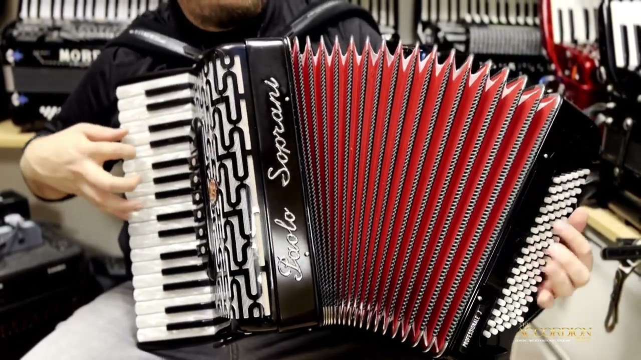 Paolo Soprani Professionale J 96 Bass Compact Accordion