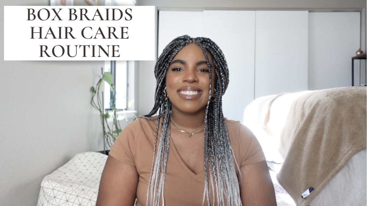 BOX BRAIDS HAIR CARE ROUTINE *prevent shedding and breakage*| JASMINEROSSETTE