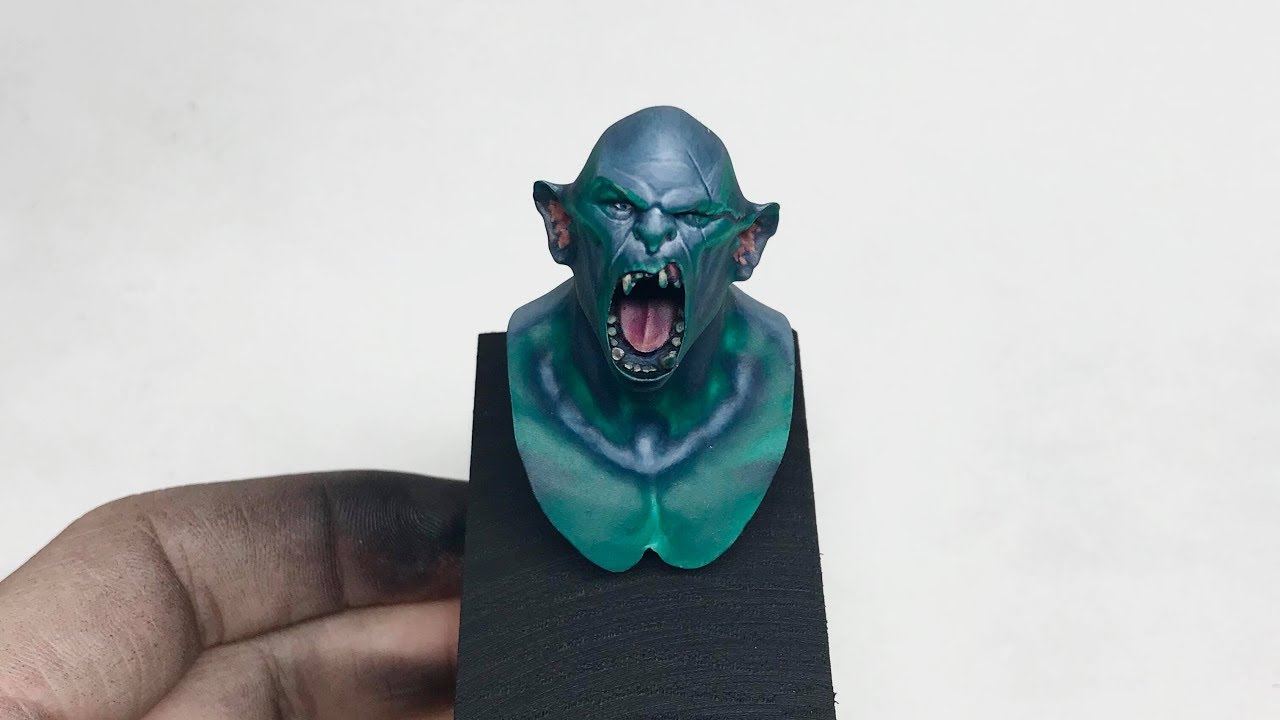 HeraModels - Orc Bust Timelapse