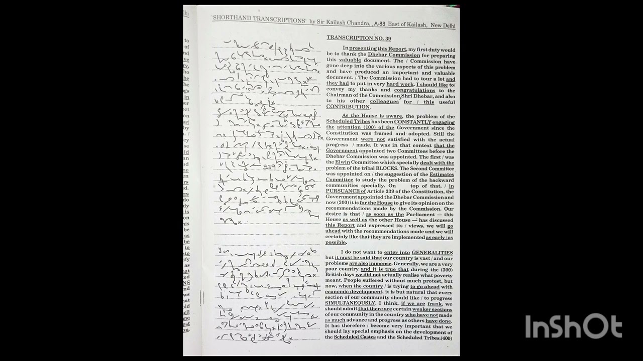 Transcription no 39 ( speed 80-85 wpm) 400 words