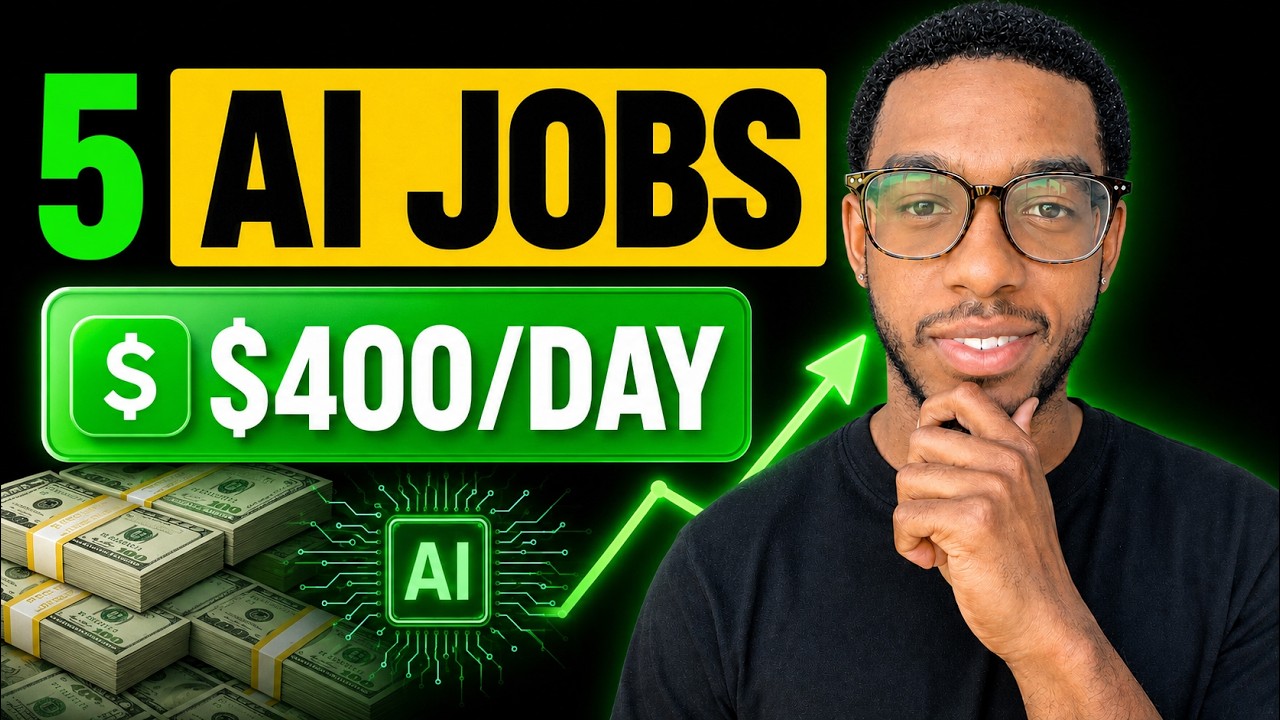 5 High Paying AI Jobs Anyone Can Do From Home