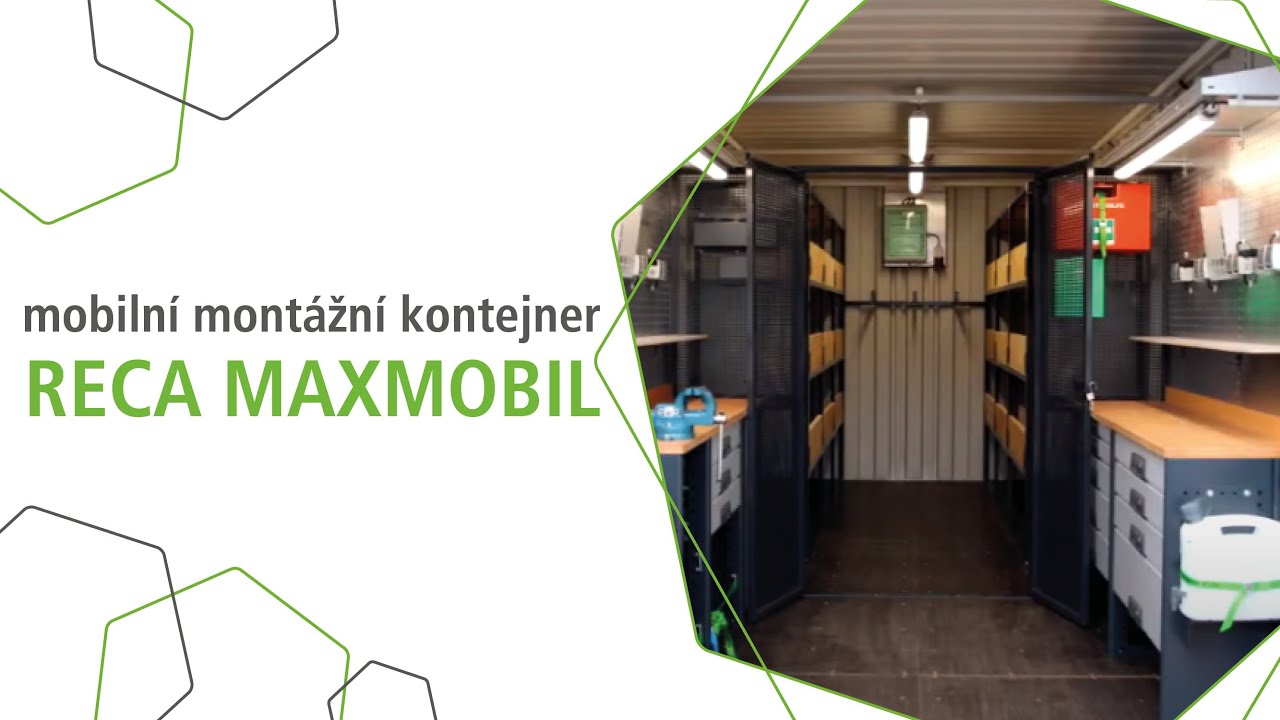 RECA MAXMOBIL - mobilní montážní kontejner