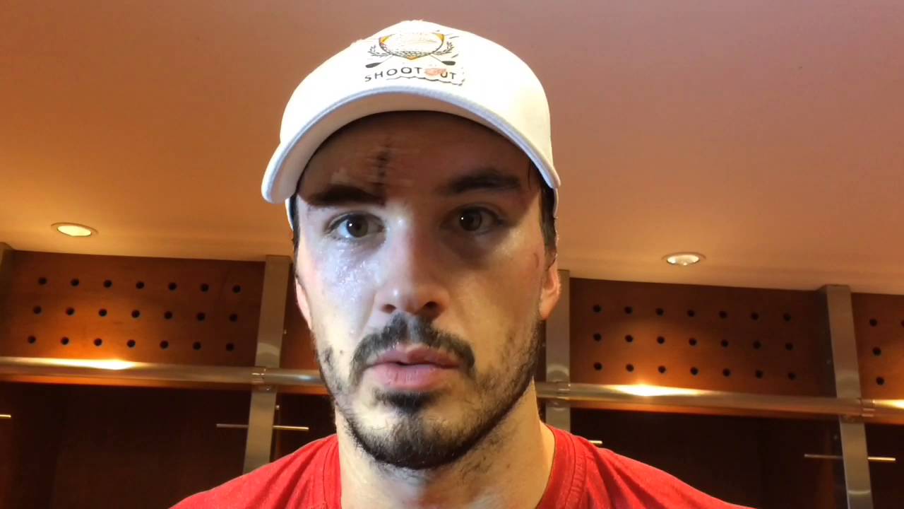 Red Wings' Jonathan Ericsson explains why he doesn't wear visor