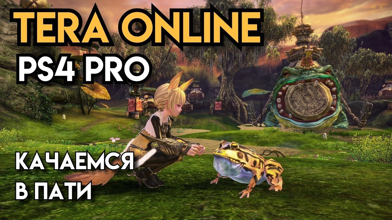TERA online (Ps4 Pro) 》Open beta 》13-19 уровень