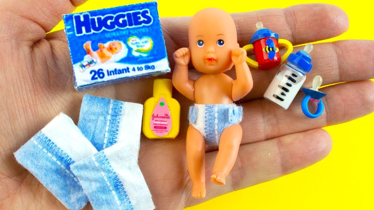 19 DIY Barbie Hacks and Crafts | Miniature Baby Soother, Baby Bottle, Spout Cup, Baby Oil, and more!