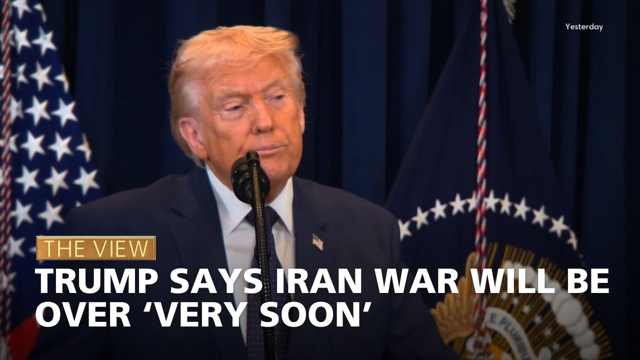 Trump Says Iran War Will Be Over ‘Very Soon’ | The View