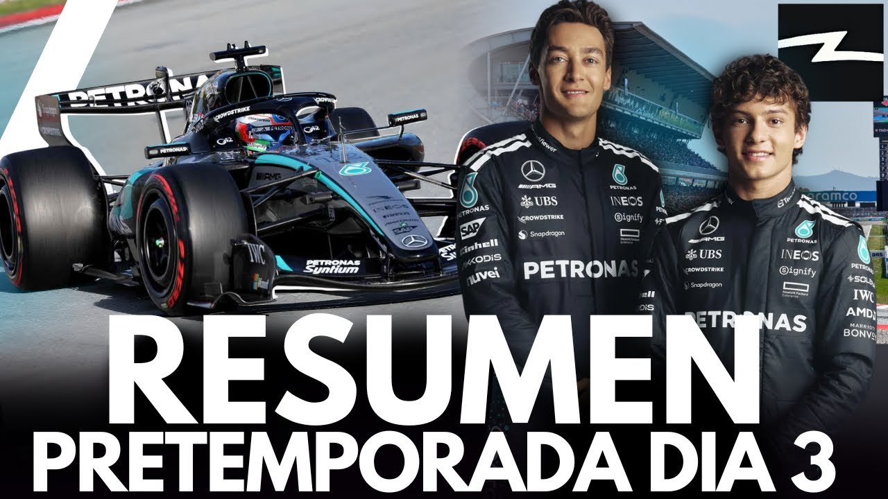 MERCEDES SACA LOS DIENTES | RESUMEN DIA 3 PRETEMPORADA (BARCELONA) F1 2026