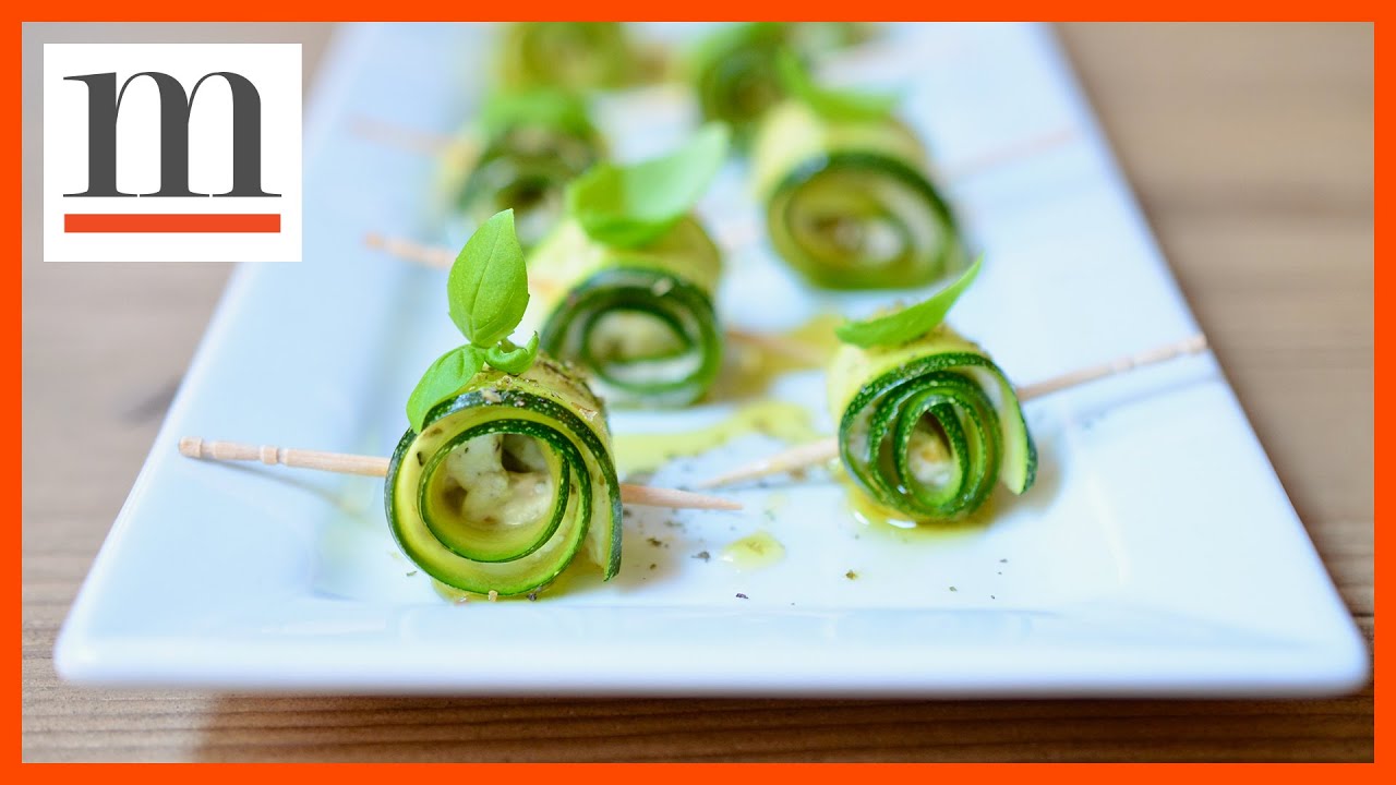 Zucchini & Goat Cheese Rouleaux – Cooking with Marc J. Sievers