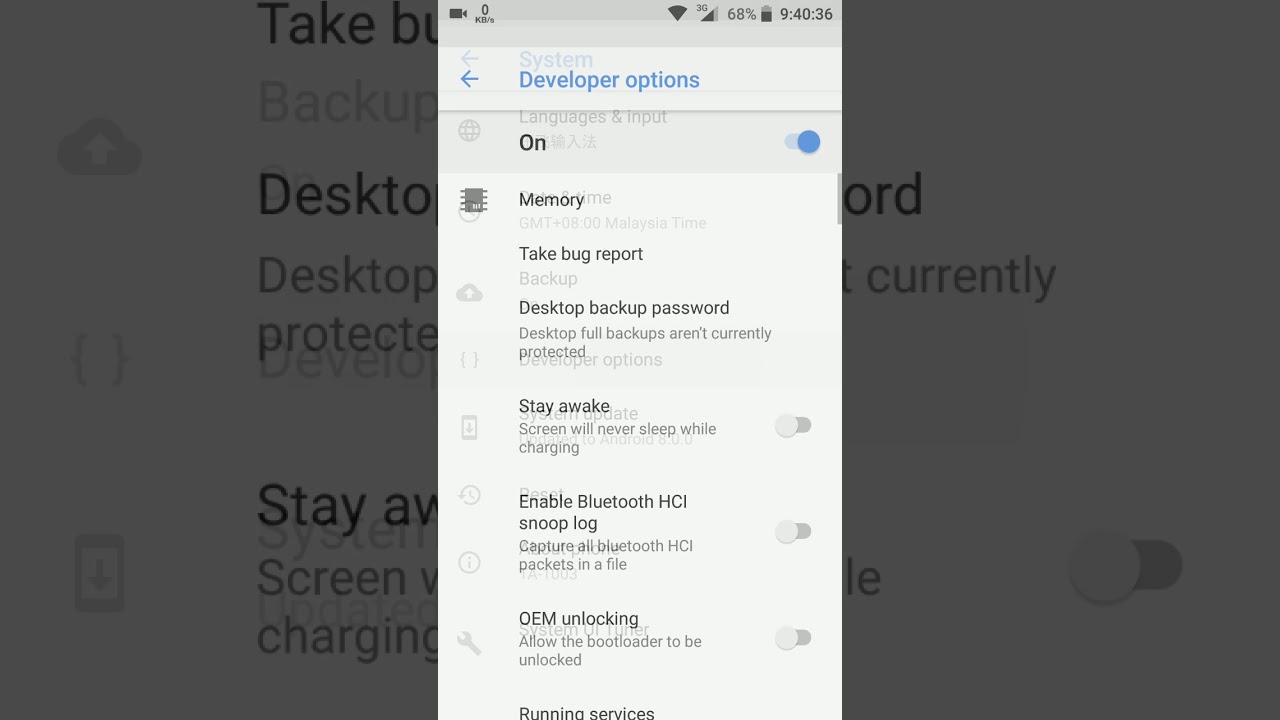 Nokia 6 - Android 8.0 - RAM Usage