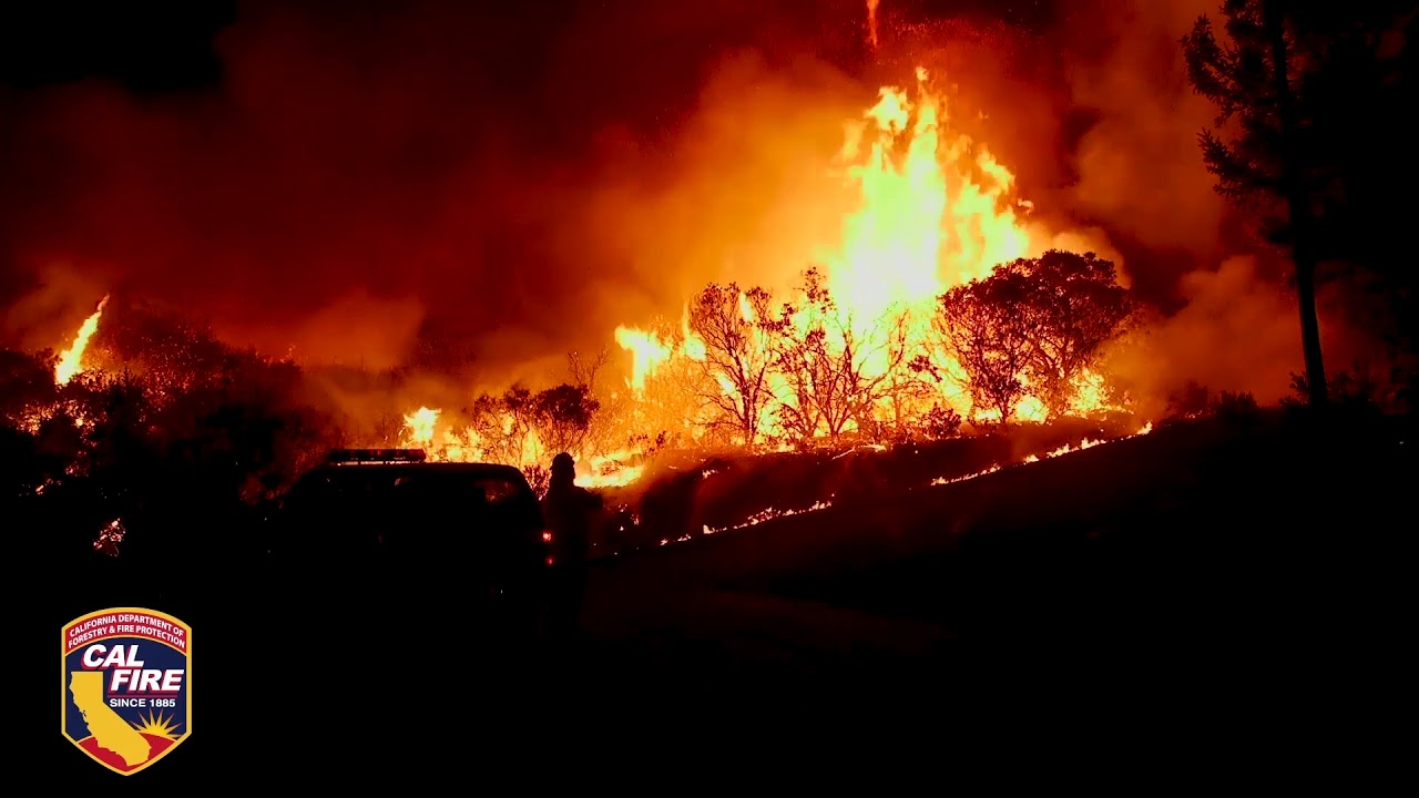 CalFire First Response to the Tubbs and Atlas Peak Fires