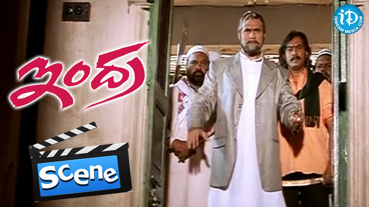 Indra Movie Scenes - Puneet Issar Apologies To Chiranjeevi || Sonali Bendre || B Gopal