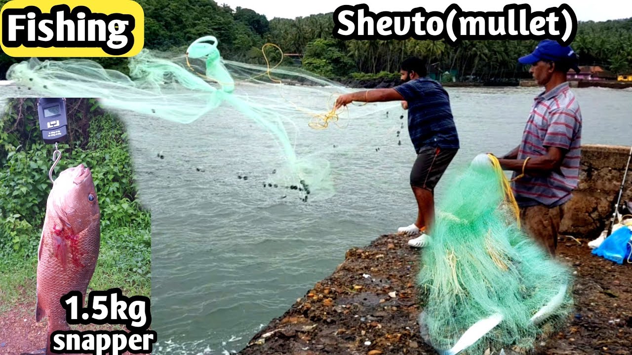 Went For Fishing In Nuem And Betul | double food for goats #konkanivlog