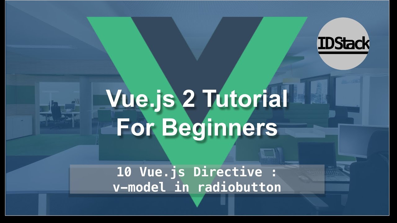 Vue.js 2 For Beginners - 10 Vue.js Directive v-model in radiobutton