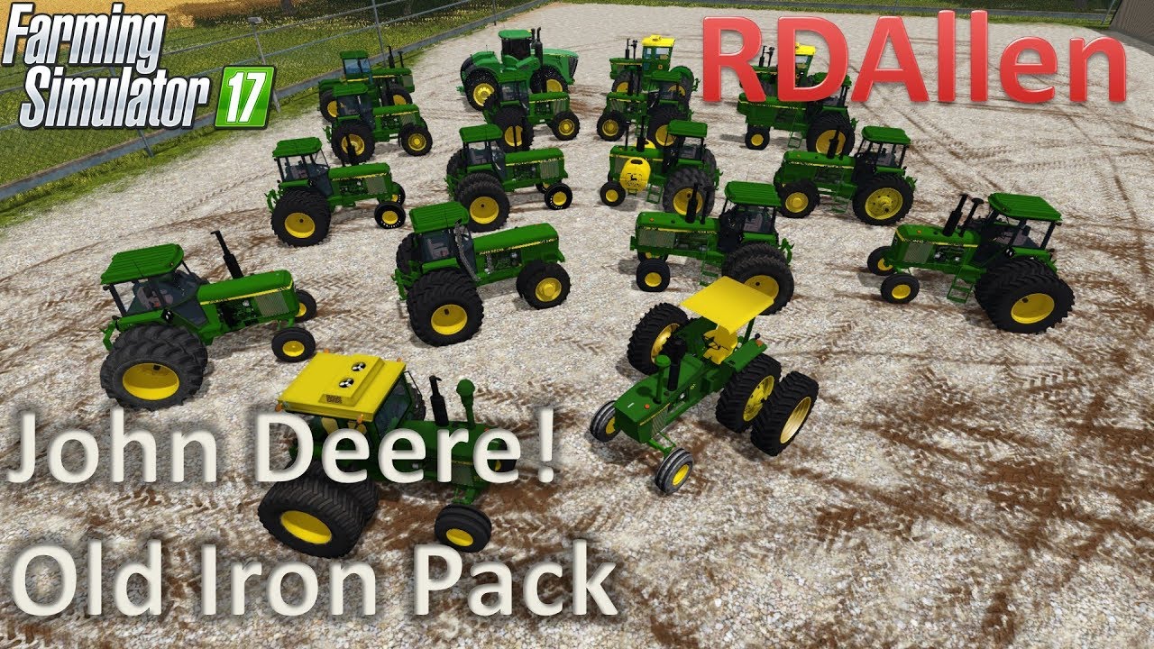 John Deere Old Iron Pack - Farming Simulator 17 Mod Review