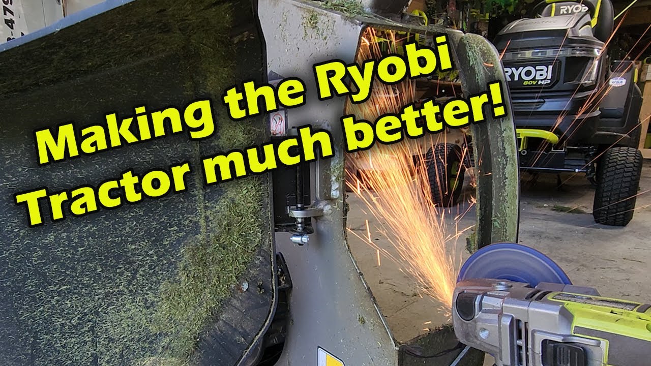 Улучшение самоходной газонокосилки Ryobi! #тебеэтонужно #лайфхаки #сделайсам #уходзагазоном #садо...