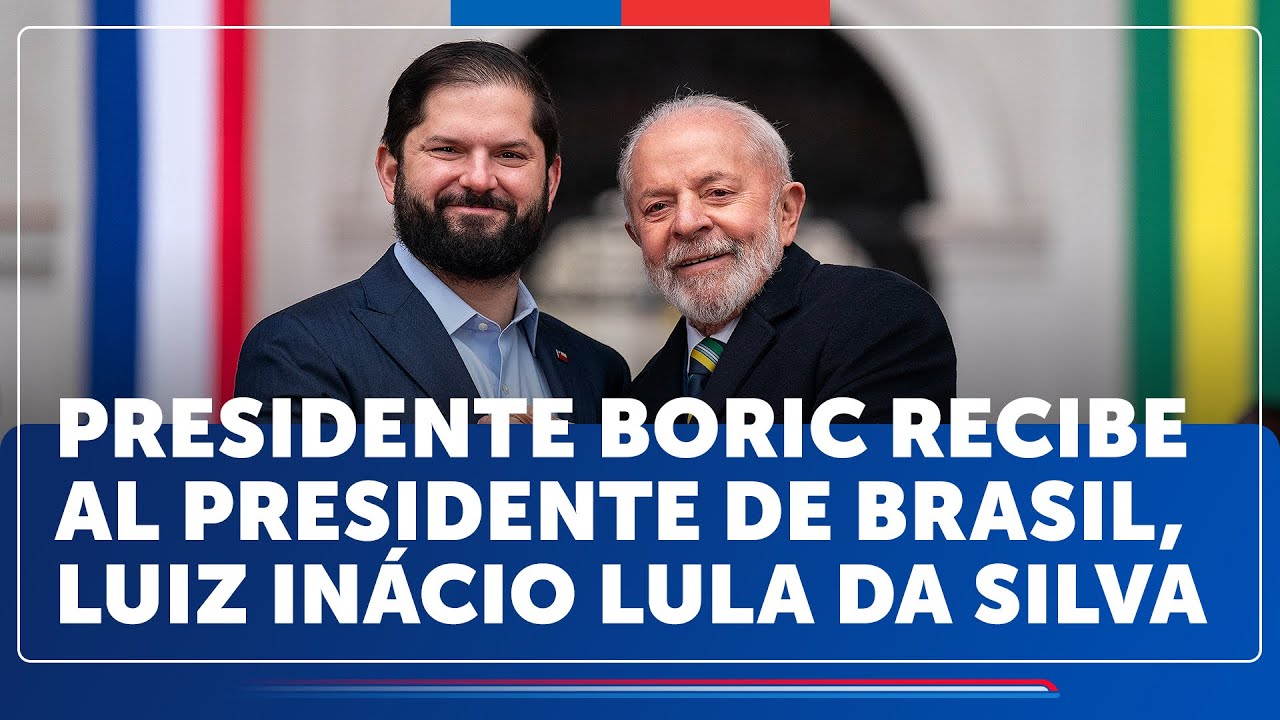Presidente de Brasil, Lula da Silva, inicia Visita de Estado a Chile