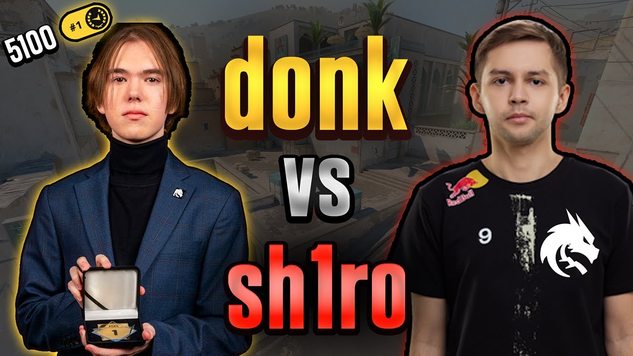 DONK против sh1ro в 5000 ELO FACEIT! POV donk с COMM'ами (Dust 2)