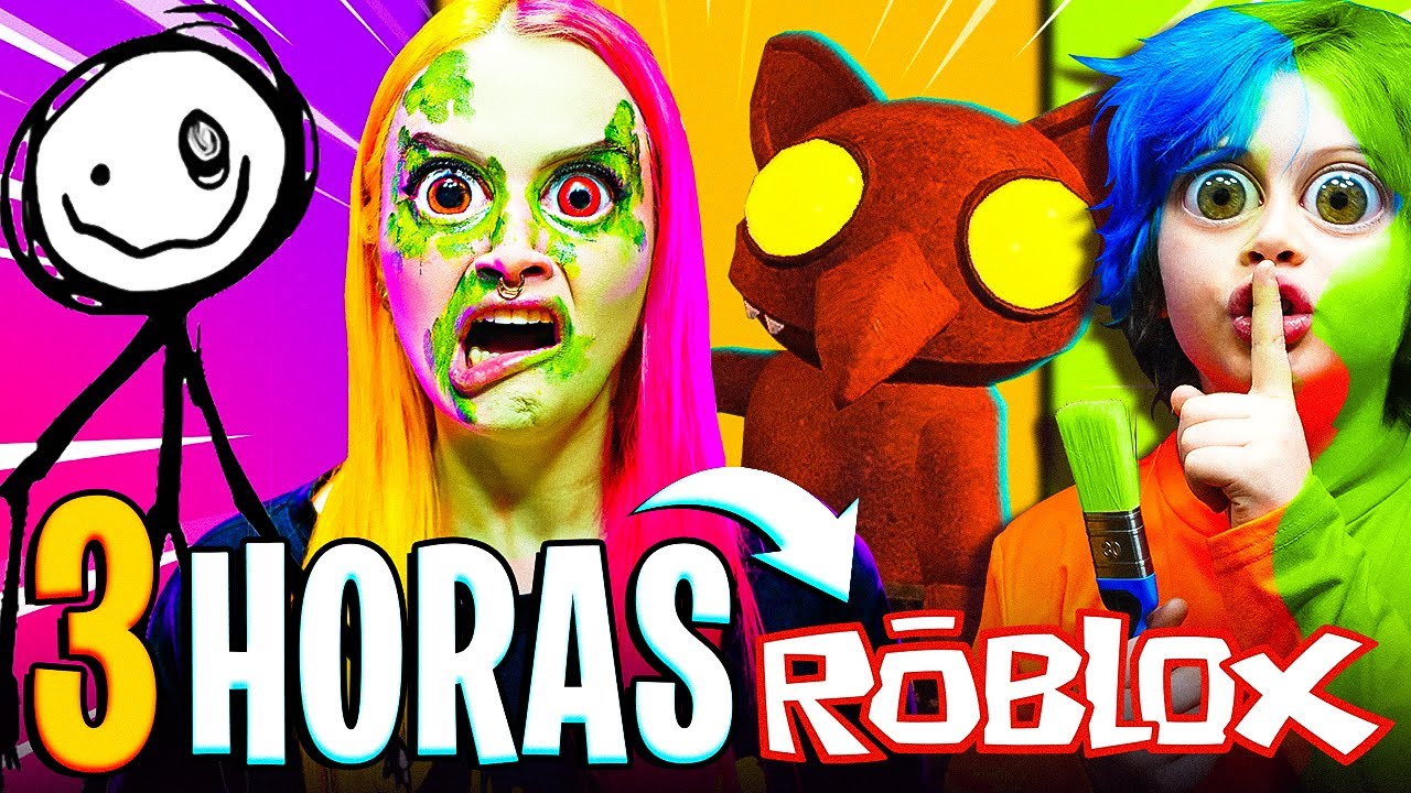 3 HORAS COM OS MELHORES JOGOS DE ROBLOX 😍 ( Alec GO! )
