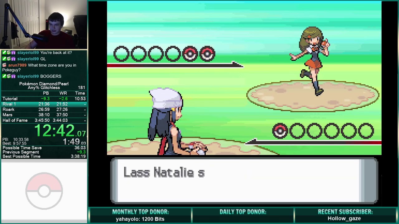 Pokemon Pearl Any% Glitchless Speedrun in 3:43:57