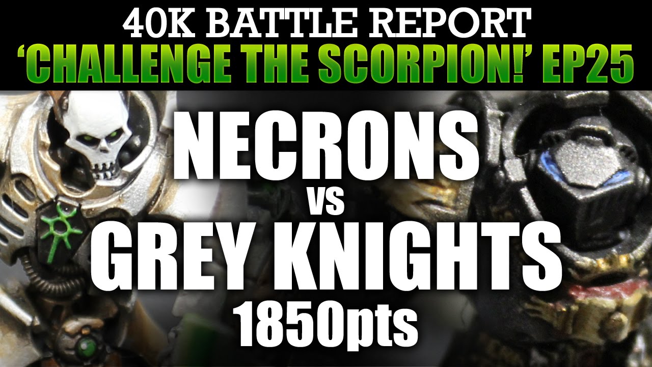 Grey Knights vs Necrons WH40K BatRep CTS25: SWIFT STRIKE! 1850pts | HD