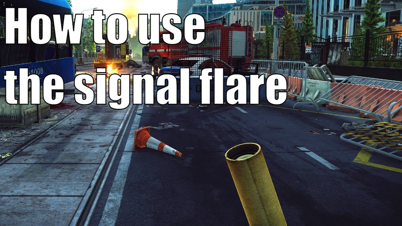 How to use the extract flare in Escape From Tarkov Ground Zero Mira