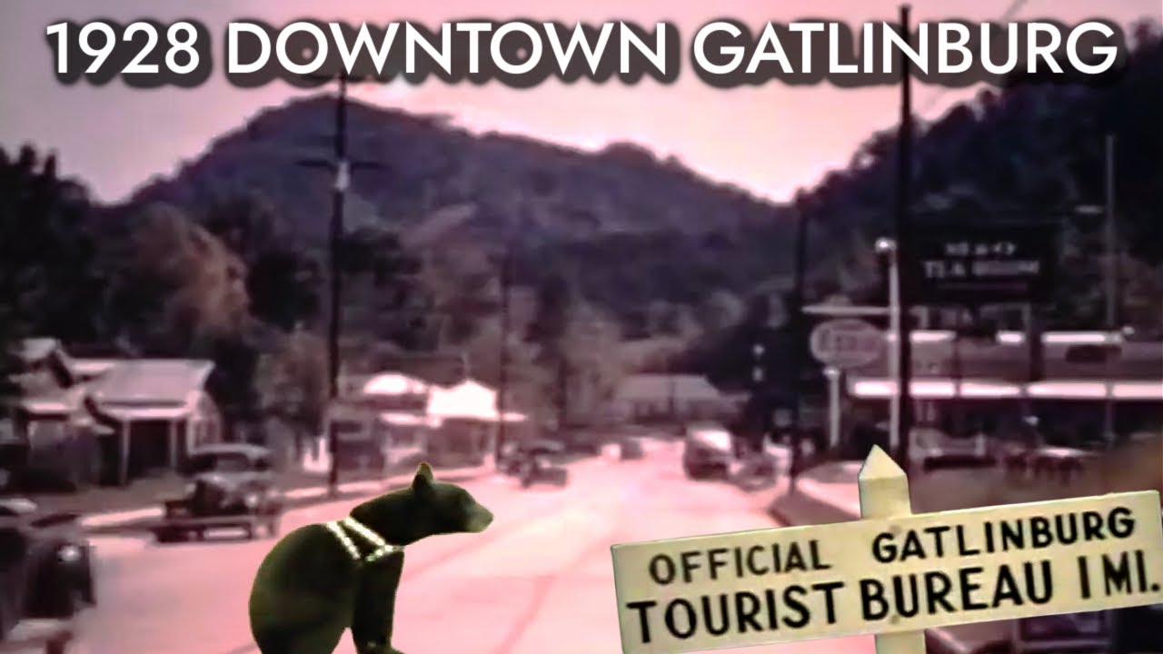 VINTAGE GATLINBURG FOOTAGE 1920'S-1940'S Great Smoky Mountains National Park